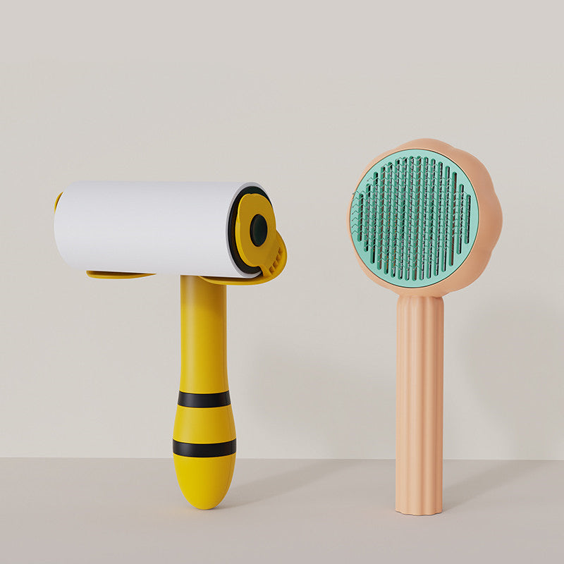 Kattenkam om drijvend haar voor huisdieren te verwijderen