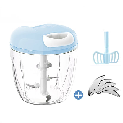 Mini Krachtige Vleesmolen Knoflookpers Gember Slijpen Groentensnijder Handbediende Voedsel Chopper Vleesmolen Mixer