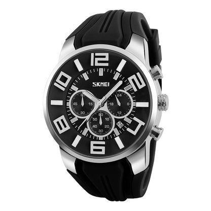 explosion men waterproof quartz watch calendar Mens watch wholesale personality simple one generation