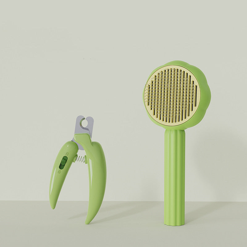 Kattenkam om drijvend haar voor huisdieren te verwijderen