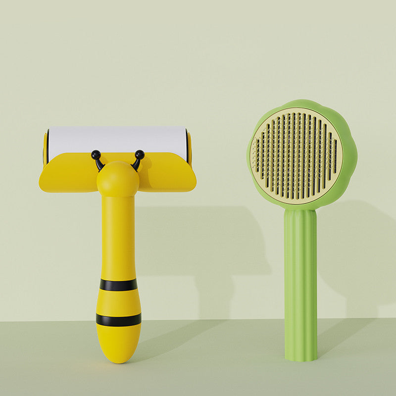 Kattenkam om drijvend haar voor huisdieren te verwijderen