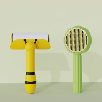 Kattenkam om drijvend haar voor huisdieren te verwijderen