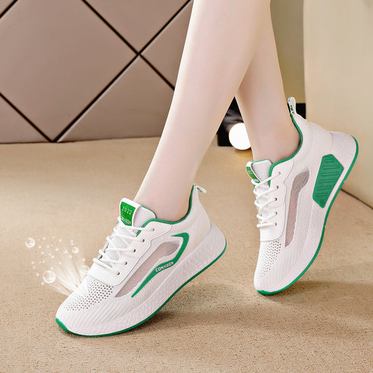 2024 New Style Breathable Fly-woven Fashion Fashionable Comfortable Soft-soled Loafer Sneakers Running Shoes Dancing Lazy Shoes