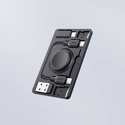 PZOZ Is Suitable For Iwatch Apple Watch Charger 2w Fast Charge Portable Card Clip 7-in-1 Base S8Ultra7applewatch Generation Wireless Magnetic Cable Bracket Watch