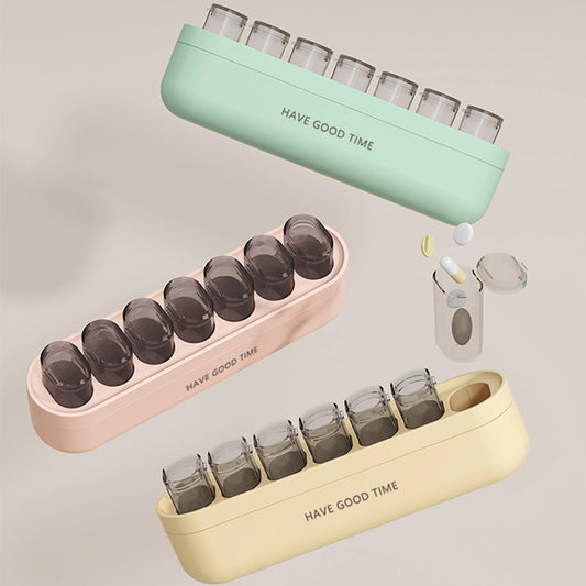 Portable Portable Packing Large Capacity Medicine Box 7 Days