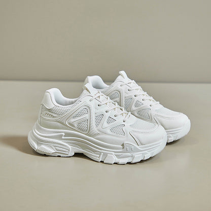 Sneaker Women  Summer New Student Explosions Fashionable Running Shoes Mesh Breathable Casual Thick-soled Torre Shoes
