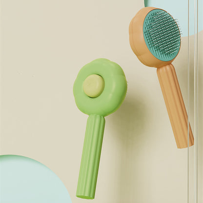 Kattenkam om drijvend haar voor huisdieren te verwijderen