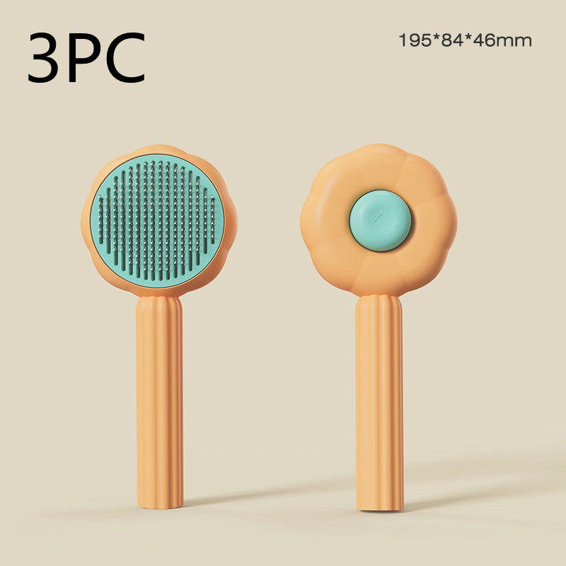 Kattenkam om drijvend haar voor huisdieren te verwijderen