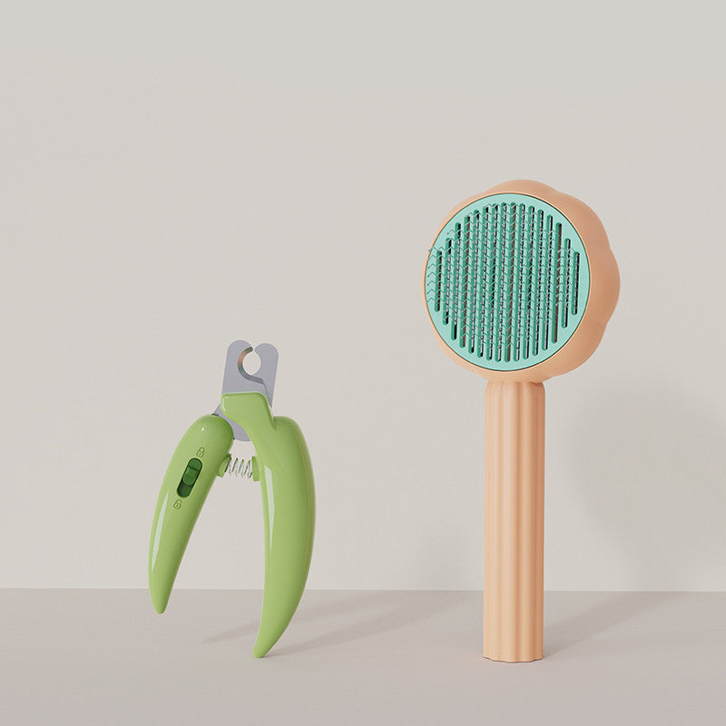 Kattenkam om drijvend haar voor huisdieren te verwijderen