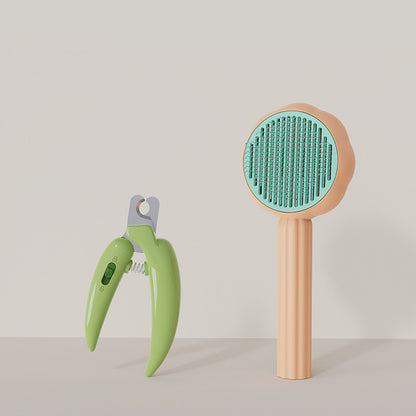 Kattenkam om drijvend haar voor huisdieren te verwijderen