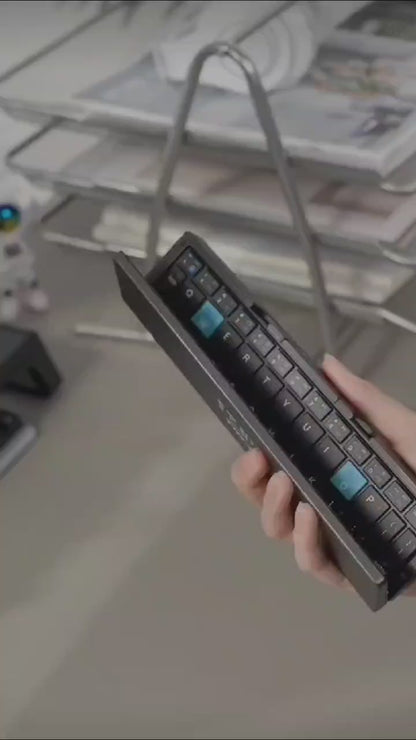 Folding Bluetooth Keyboard And Mouse Set Apple Android Suitable For Tablet Hands