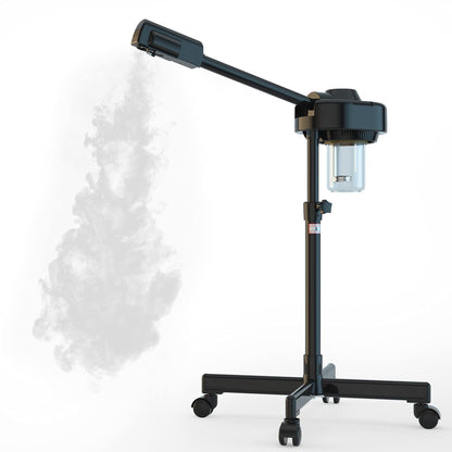 Nieuwe gezichtsschoonheidsspuit Warm en koud Professionele stoommachine Heldere huidreiniging Effen kleur Hydraterende apparatuur 